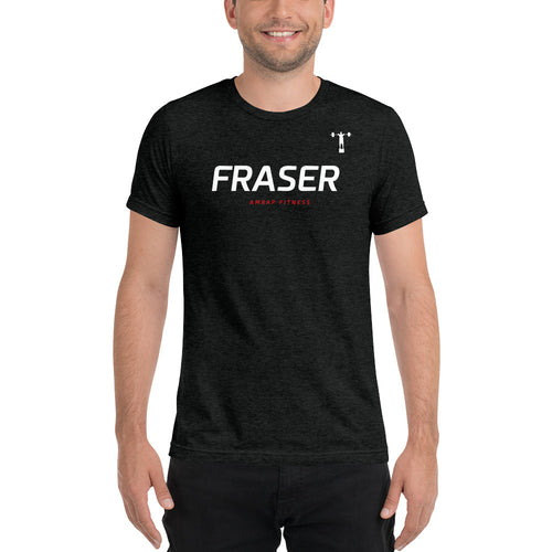CrossFit T-Shirt mit eigenem Namen für Männer [Charcoal-Black]